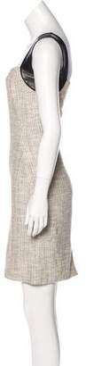 L'Agence Sleeveless Tweed Dress