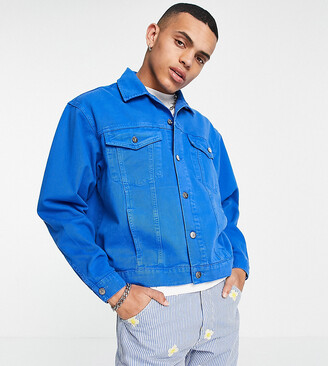 cobalt blue denim jacket