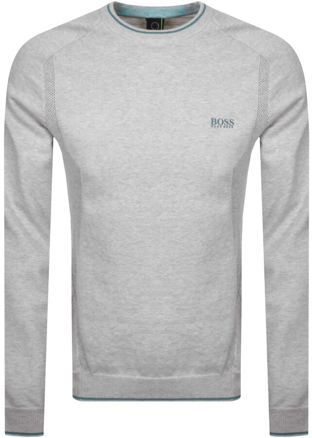 grey hugo boss jumper