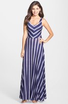 Thumbnail for your product : Nordstrom FELICITY & COCO Stripe Scoop Neck Maxi Dress Exclusive)