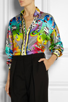 Thumbnail for your product : Versus Printed silk shirt