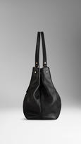 Thumbnail for your product : Burberry Medium Zip Detail Leather Tote Bag