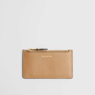 Burberry Two-tone Leather Card Case