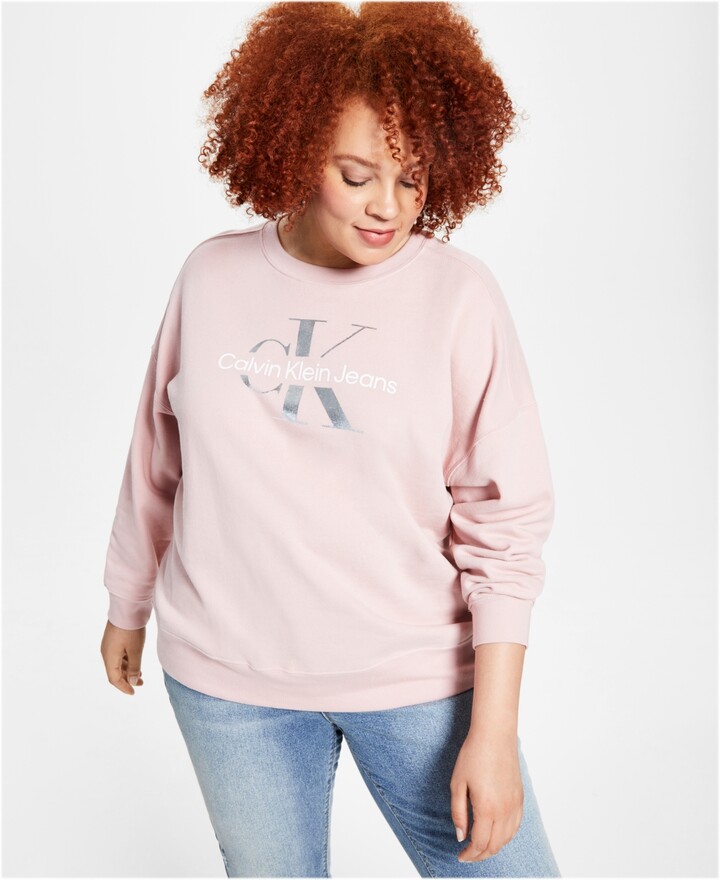 Calvin Klein Pink Women's Sweatshirts & Hoodies on Sale | ShopStyle
