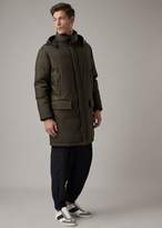 Thumbnail for your product : Giorgio Armani Jacket In Water-Repellent Tricotine With Soft Warm Goose Feather Padding