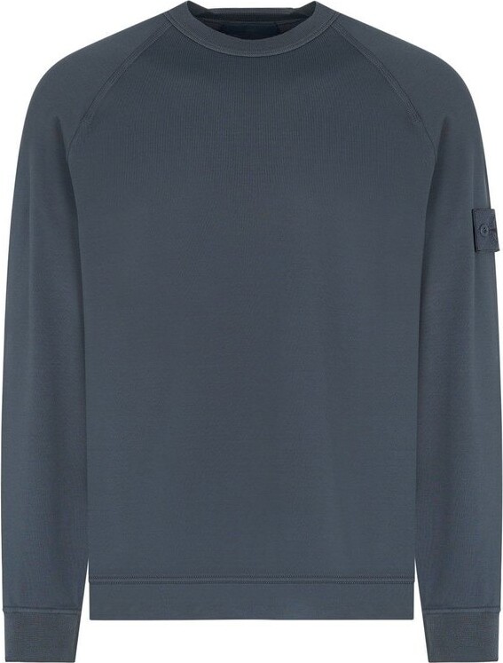 Stone Island Logo Patch Crewneck Sweater