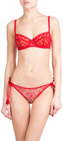Thumbnail for your product : L'Agent by Agent Provocateur Esthar Embroidered Lace Briefs