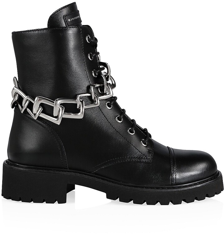 Combat Boots With Metal | Shop the world's largest collection of fashion |  ShopStyle