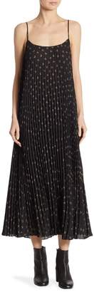 Vince Tossed Ditsy Pleated Dress