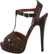 Thumbnail for your product : Missoni Metallic Platform Sandals