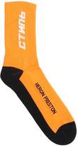 Thumbnail for your product : Heron Preston Ctnmb Long Socks In Orange Cotton