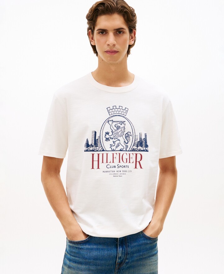 Tommy Hilfiger Men's Crewneck Heritage Series Crest T-Shirt