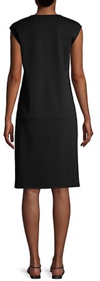 Eileen Fisher V-Neck Jersey Knit Dress