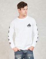 Thumbnail for your product : HOMBRE Nino White Motorcycle Print L/S T-shirt