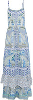 Thumbnail for your product : Camilla Crochet-trimmed Woven Maxi Dress