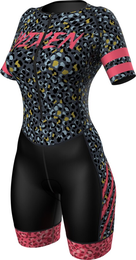 WIXEN SPORTS Wixen PRO Race Suit Women Triathlon Suit Sleeve Trisuit ...
