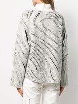 Thumbnail for your product : 3.1 Phillip Lim Zebra Fringe Turtleneck Sweater