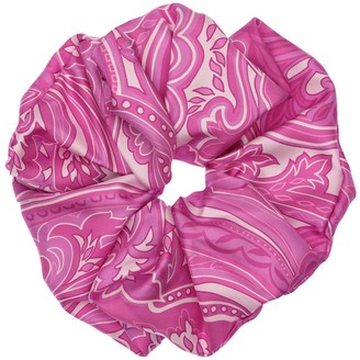 Etro Maxi Motif Printed Silk Hair Scrunchie - ShopStyle Beauty Products