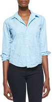 Thumbnail for your product : Frank & Eileen Barry Pinstripe Button-Down Shirt, Light Blue/White