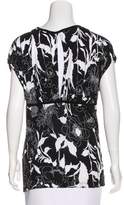 Thumbnail for your product : Escada Sport Floral Print V-Neck Top