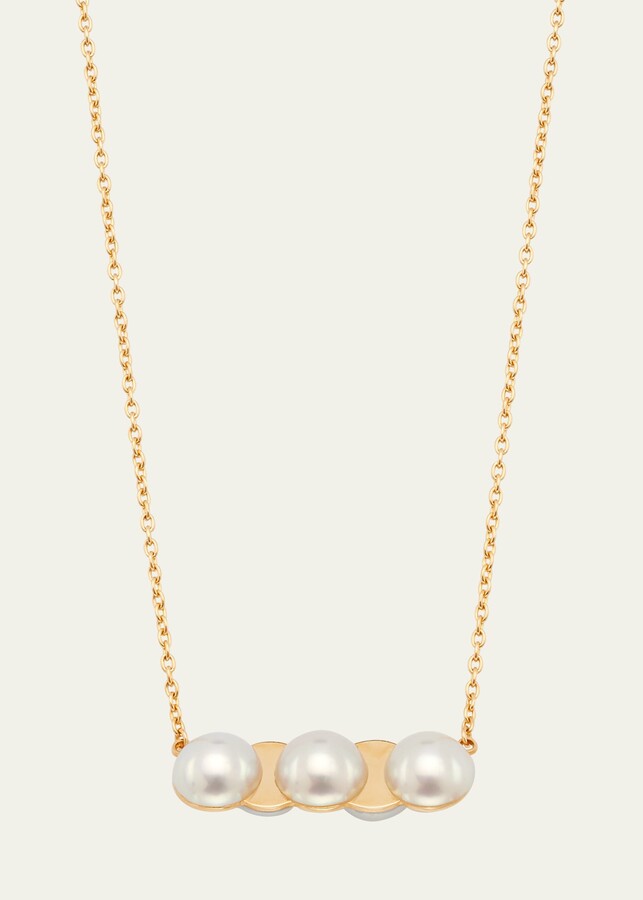 YUTAI Pearl Slide Necklace ShopStyle