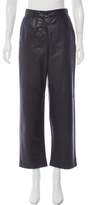Thumbnail for your product : St. Emile Dakota Leather High-Rise Pants w/ Tags
