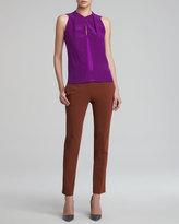 Thumbnail for your product : Narciso Rodriguez Cropped Skinny Pants, Rust