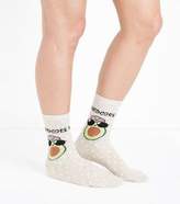Thumbnail for your product : New Look Cream Hardcore Avocado Socks