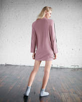 Thumbnail for your product : Express Snap Sleeve Oversized Sweatshirt Dress