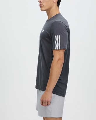 adidas Men's Grey Short Sleeve T-Shirts - AEROREADY Motion Sport Tee