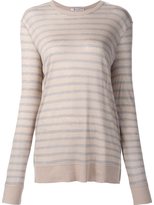 Thumbnail for your product : Alexander Wang T By striped sheer T-shirt