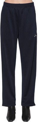 Balenciaga Bb Logo Cotton Jersey Track Pants
