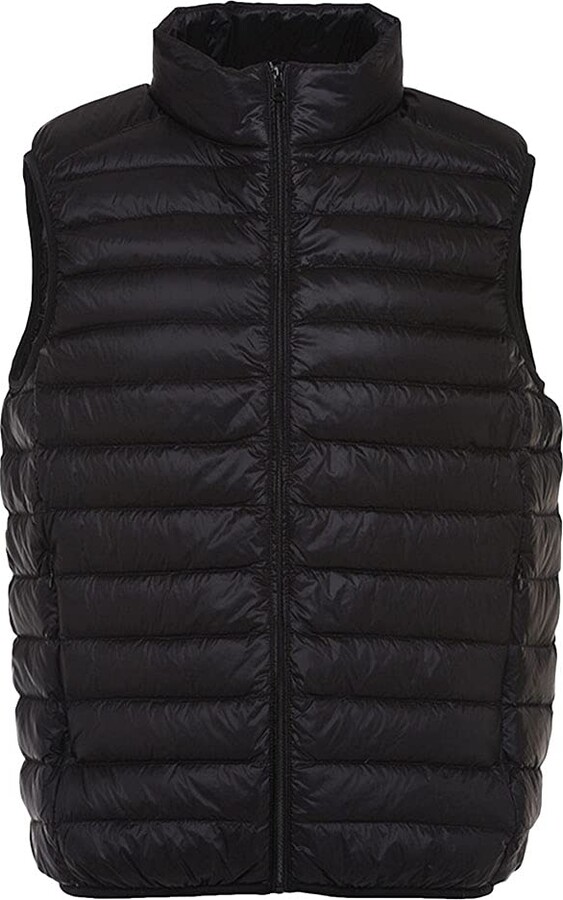 DAIHAN Winter Gilet Mens Padded Sleeveless Jacket Mens Outdoor Quilted