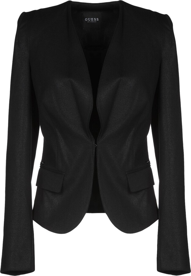 GUESS Suit Jacket Black - ShopStyle