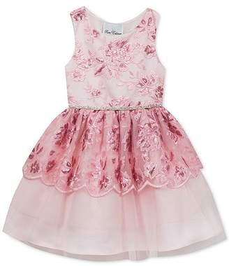 Rare Editions Little Girls Embroidered Fit & Flare Dress