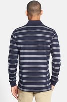 Thumbnail for your product : Brooks Brothers Stripe Trim Fit Long Sleeve Piqué Polo
