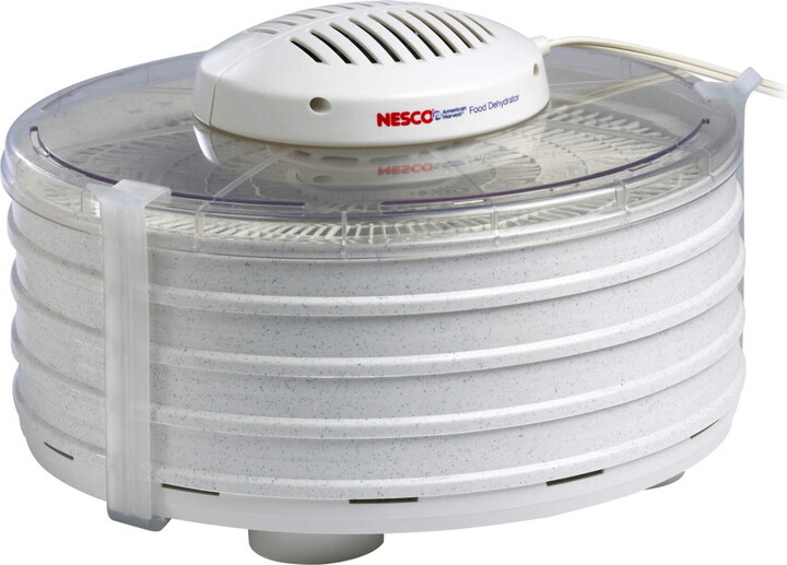 Nesco Food Dehydrator FD-37 - 400 Watts, 4 Trays, Dishwasher Safe Parts - White