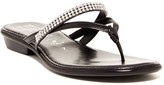 Thumbnail for your product : Italian Shoemakers Embellished Thong Sandal