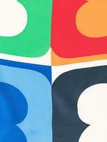 Thumbnail for your product : Tory Burch colour-block logo scarf