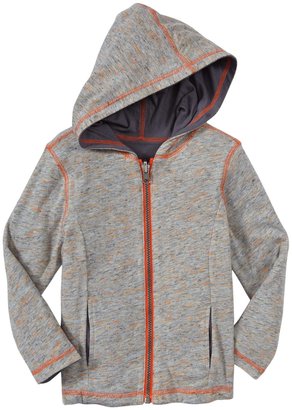 Splendid Textured Solid Hoodie (Toddler/Kid) - Gray-3T