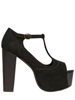 Thumbnail for your product : Jeffrey Campbell 120mm Foxy Suede Sandals