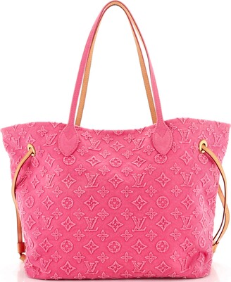 Cloth mini bag Louis Vuitton Pink in Cloth - 35554619