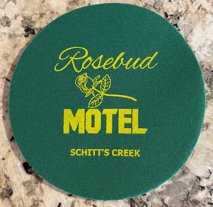 Small Town Motel Comedy Tv Series Inspired Coaster
