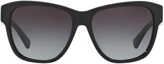 Ralph Ra5226 56 Black Square Sunglasses