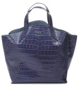 Thumbnail for your product : Furla notturno croc embossed leather 'Jucca' medium tote bag