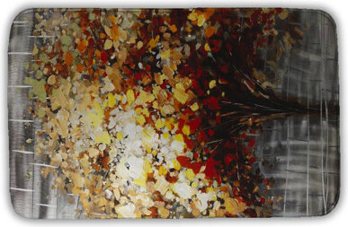 East Urban Home Felio Microfiber Bath Mat with Non-Slip Backing