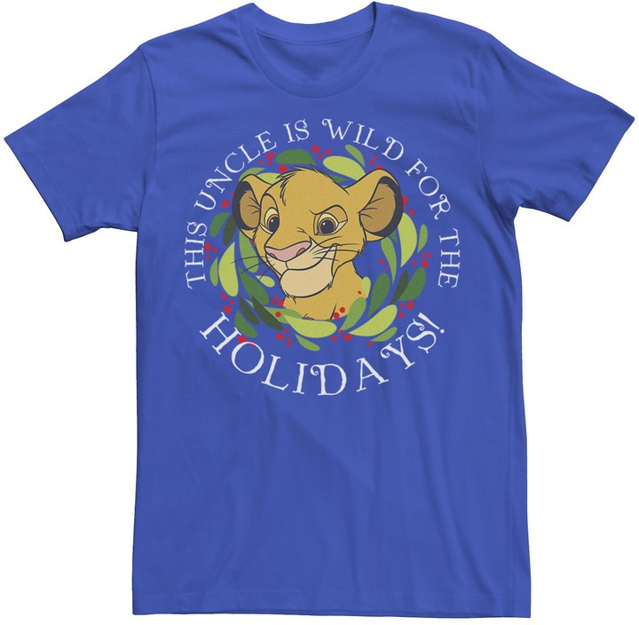 Disney Men's The Lion King Simba Uncle Wild Holidays Tee ShopStyle