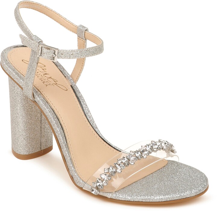 fiorenza embellished ankle strap evening shoe