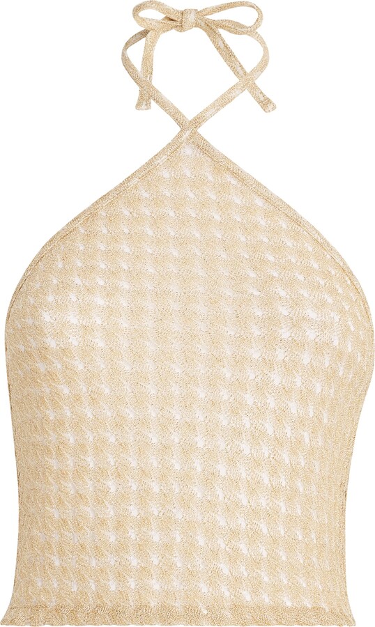 Missoni Metallic Halter Top