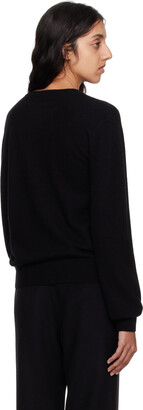 Frenckenberger Black Mini R-Neck Sweater
